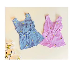 👭 Set of 2 rompers 🍍🍍🍍
